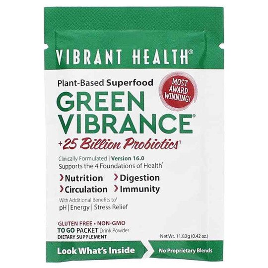 Green Vibrance Plant-Based Superfood Powder, VBH